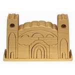 Castle Puzzle Wooden Building Blocks (Natural)
