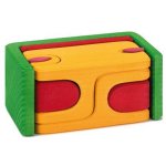 Sit-in-3D Wooden Dollhouse Furniture Puzzle (Green/Yellow)