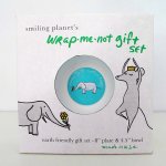 Smiling Planet Plate & Bowl Gift Set - Wonderfull World and Elephant with Flower