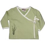 Baby Kimono - with Pussy Willows Embroidery (green tea)