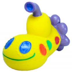 Natural Rubber Yellow Submarine Bath Toy