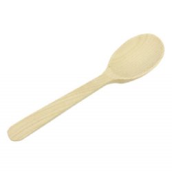 Wooden Child`s Spoon