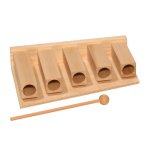 Goldon Wooden Mini Temple Blocks (5 Tones)