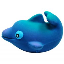 Natural Rubber Baby Dolphin Bath Toy