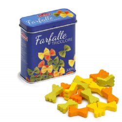 Erzi Farfalle Tricolore Pasta In A Tin