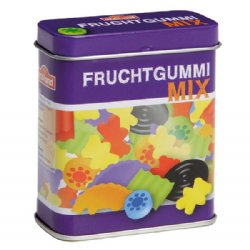 Erzi Fruit Gummi Candies in a Tin