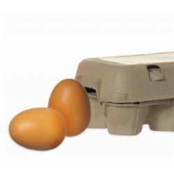 Erzi Wooden Brown Eggs