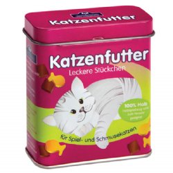 Erzi Cat Food in a Tin