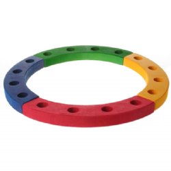 GRIMM'S Rainbow Birthday Ring (16 holes)