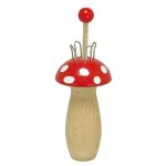 Wooden Knitting Mushroom