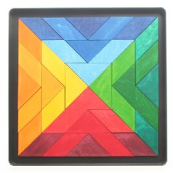 GRIMM'S Magnetic Wooden Puzzle Indian Square (Small)