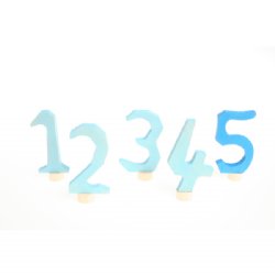 GRIMM`S Birthday Number Set (1-5) Blue