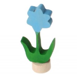 GRIMM'S Birthday Ring Decoration Flower (Blue)