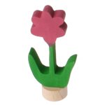 GRIMM`S Birthday Ring Decoration Flower (Pink)