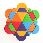 GRIMM`S Building Set Shapes and Colors II (Set of 4)