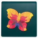 GRIMM'S Magnetic Wooden Puzzle Autumn Butterfly (Small)
