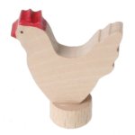 GRIMM'S Birthday Ring Decoration Chicken (White)