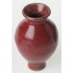 GRIMM'S Birthday Ring Decoration Clay Flower Vase (Red)