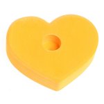 GRIMM'S Table Decoration Yellow Heart (single-hole)