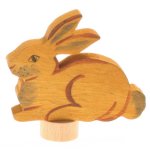 GRIMM`S Birthday Ring Decoration Hand-Colored Rabbit