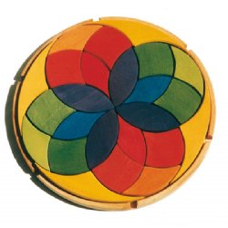 GRIMM'S Circle Iris Wooden Geometric Puzzle (Small)