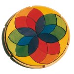GRIMM'S Circle Iris Wooden Geometric Puzzle (Small)
