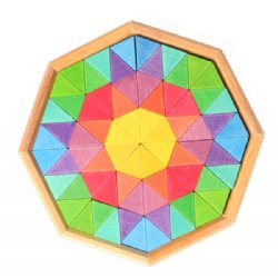 GRIMM`S Octagon Wooden Geometric Puzzle (72 pcs. Small)