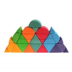 GRIMM'S Building Set Shapes and Colors II (Set of 4)