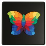 GRIMM'S Magnetic Wooden Puzzle Butterfly (Small)