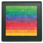 GRIMM'S Magnetic Wooden Puzzle Mosaic Quadrato (Small)