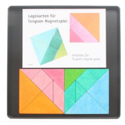 GRIMM'S Magnetic Wooden Puzzle Game Tangram Set (Small)