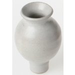 GRIMM`S Birthday Ring Decoration Clay Flower Vase (White)