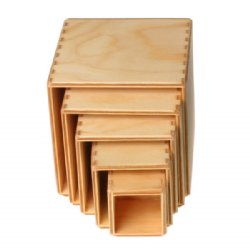 GRIMM`S Smalll Nesting and Stacking Boxes (Natural)