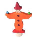 GRIMM`S Birthday Ring Decoration Juggling Clown (Orange)