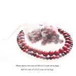 GRIMM'S 30 Purple-Pink Wooden Lacing Beads (20 mm)