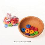 GRIMM'S 50 Wooden Lacing Discs (20 mm)