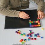 GRIMM'S Black Magnetic Board (30 x 30 cm)