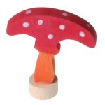 GRIMM`S Birthday Ring Decoration Toadstool