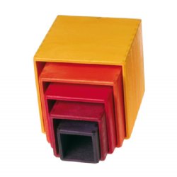 GRIMM'S Small Nesting and Stacking Boxes (Yellow)