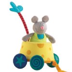 HABA Cheese Carriage Pull Toy