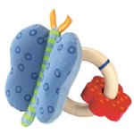 HABA Flower Butterfly Rattle & Teether