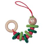 HABA Rattling Caterpillar Stroller & Car Seat Toy