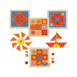 HABA Indian Summer Wooden Magnetic Puzzle Game