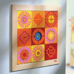 HABA Indian Summer Wooden Magnetic Puzzle Game