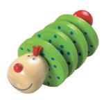 HABA Flapsi Caterpillar Clutching Toy