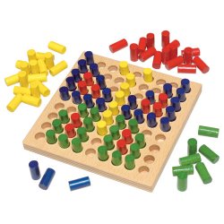 Haba Color Pegs, Color Pictures Wooden Game