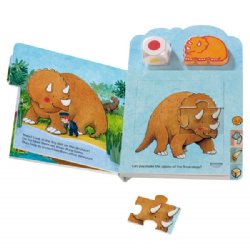 HABA Dino and the Dinos Game & Puzzle Picture Book