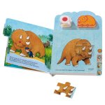 HABA Dino and the Dinos Game & Puzzle Picture Book