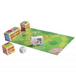 HABA Picture Cubes Puzzle Game Cow Carola