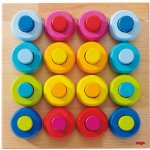 HABA Rainbow Whirls Pegging Game